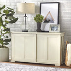 Mobile Contenitore con Ante Scorrevoli Impilabile – Credenza per Sala da Pranzo