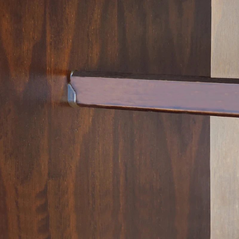 Armadio a 4 ante in legno massello al 100% – Mobile contenitore per camera da letto