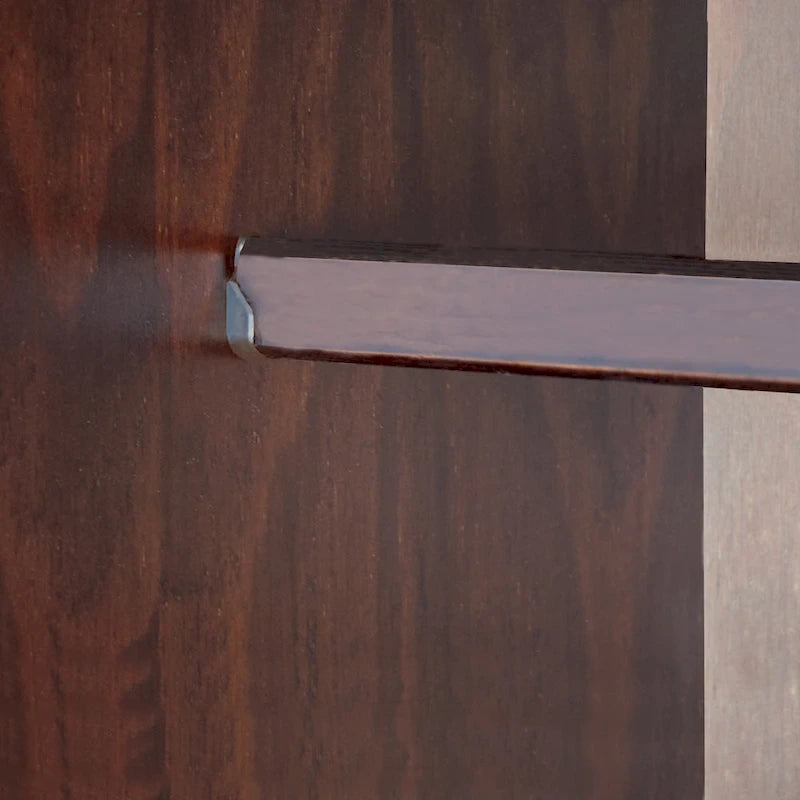 Armadio a 4 ante in legno massello al 100% – Mobile contenitore per camera da letto
