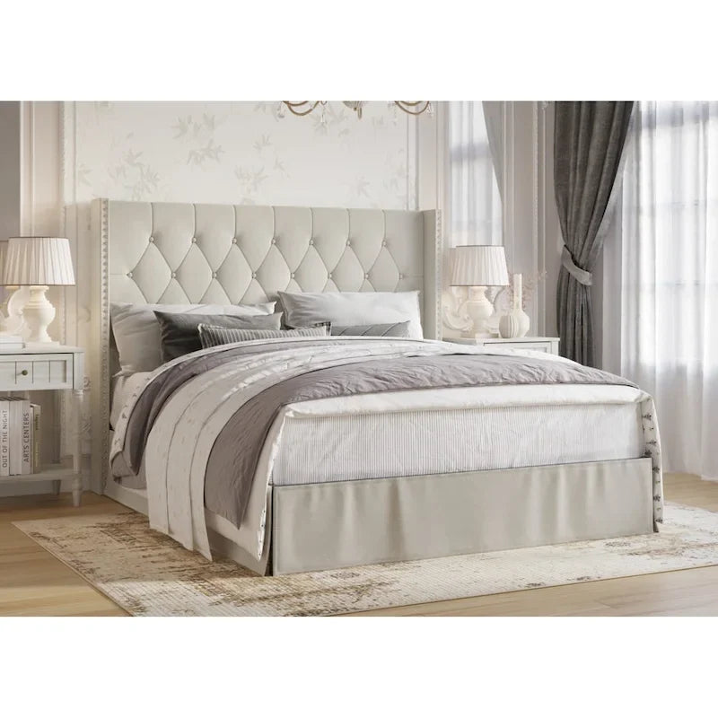 Letto imbottito Billy con 2 comodini