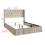Letto imbottito Billy con 2 comodini