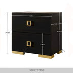 CraftPorch Set 3 Comodini e Letto con Piattaforma Lussuosa in Velluto Capitonnè