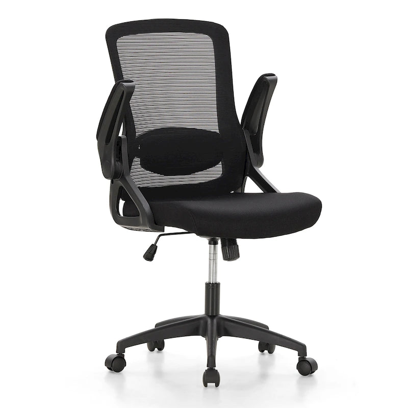 Sedia da Ufficio Ergonomica in Rete con Schienale Alto, Sedia da Computer Direzionale Girevole a 360°