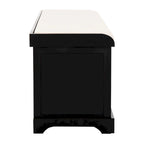 Panca contenitore SAFAVIEH Eola grigio/bianco - 47 x 16,1 x 19,9 - 47Lx16Px20H
