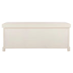 Panca contenitore SAFAVIEH Eola grigio/bianco - 47 x 16,1 x 19,9 - 47Lx16Px20H