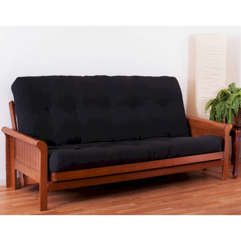 Materasso futon in twill spesso 8 pollici (singolo, piazza e mezza o matrimoniale)