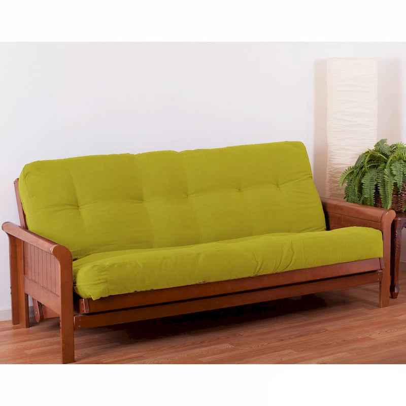 Materasso futon in twill spesso 8 pollici (singolo, piazza e mezza o matrimoniale)