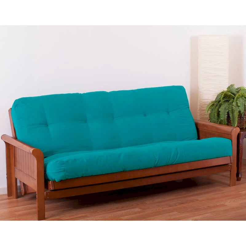 Materasso futon in twill spesso 8 pollici (singolo, piazza e mezza o matrimoniale)