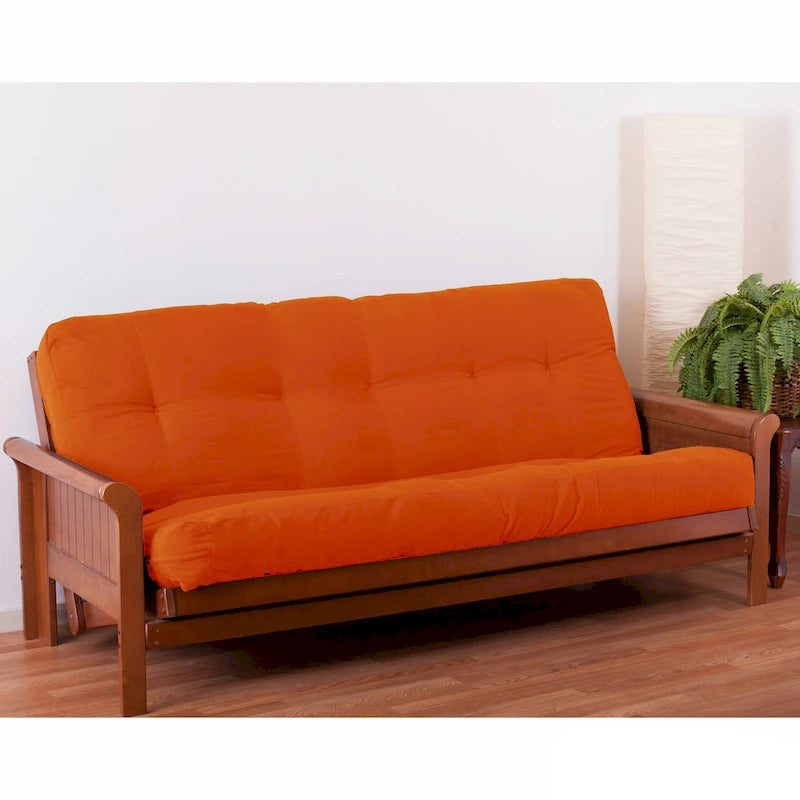 Materasso futon in twill spesso 8 pollici (singolo, piazza e mezza o matrimoniale)