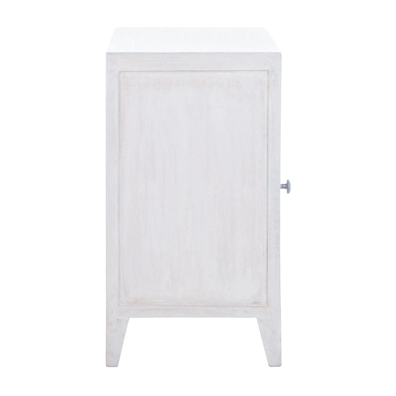Comodino monoblocco intagliato in legno – Cassettiera decorativa da comodino con contenitore