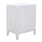 Comodino monoblocco intagliato in legno – Cassettiera decorativa da comodino con contenitore