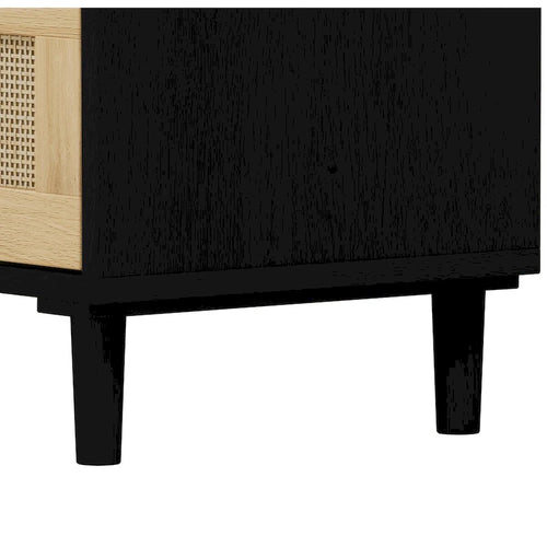 Cassettiera in rattan a 3 cassetti