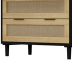 Cassettiera in rattan a 3 cassetti