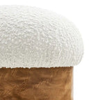 Pouf imbottito Breeze Bouclé