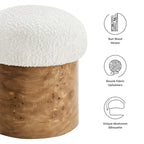 Pouf imbottito Breeze Bouclé