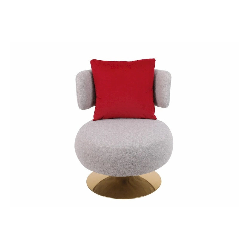 Poltrona Girevole Accent per Soggiorno Camera da Letto