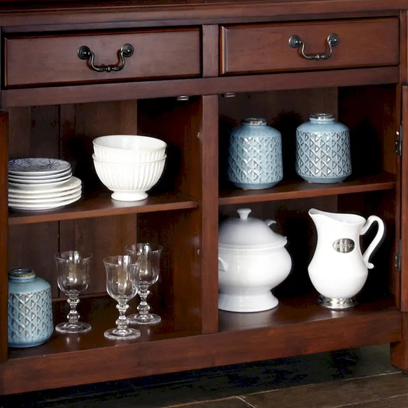 Credenza/Mobile Buffet Rustico in Legno di Ciliegio – Mobile Contenitore per Sala da Pranzo