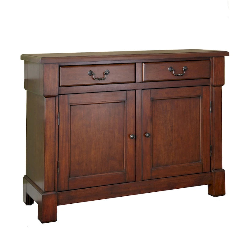 Credenza/Mobile Buffet Rustico in Legno di Ciliegio – Mobile Contenitore per Sala da Pranzo